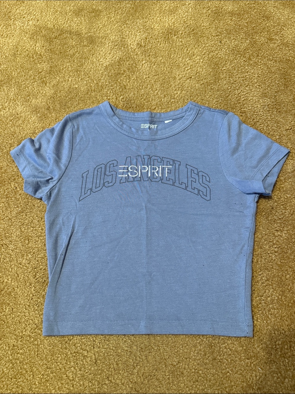 Esprit Kids Short Sleeve Tee in Light Blue with 'Los Angeles' Graphic